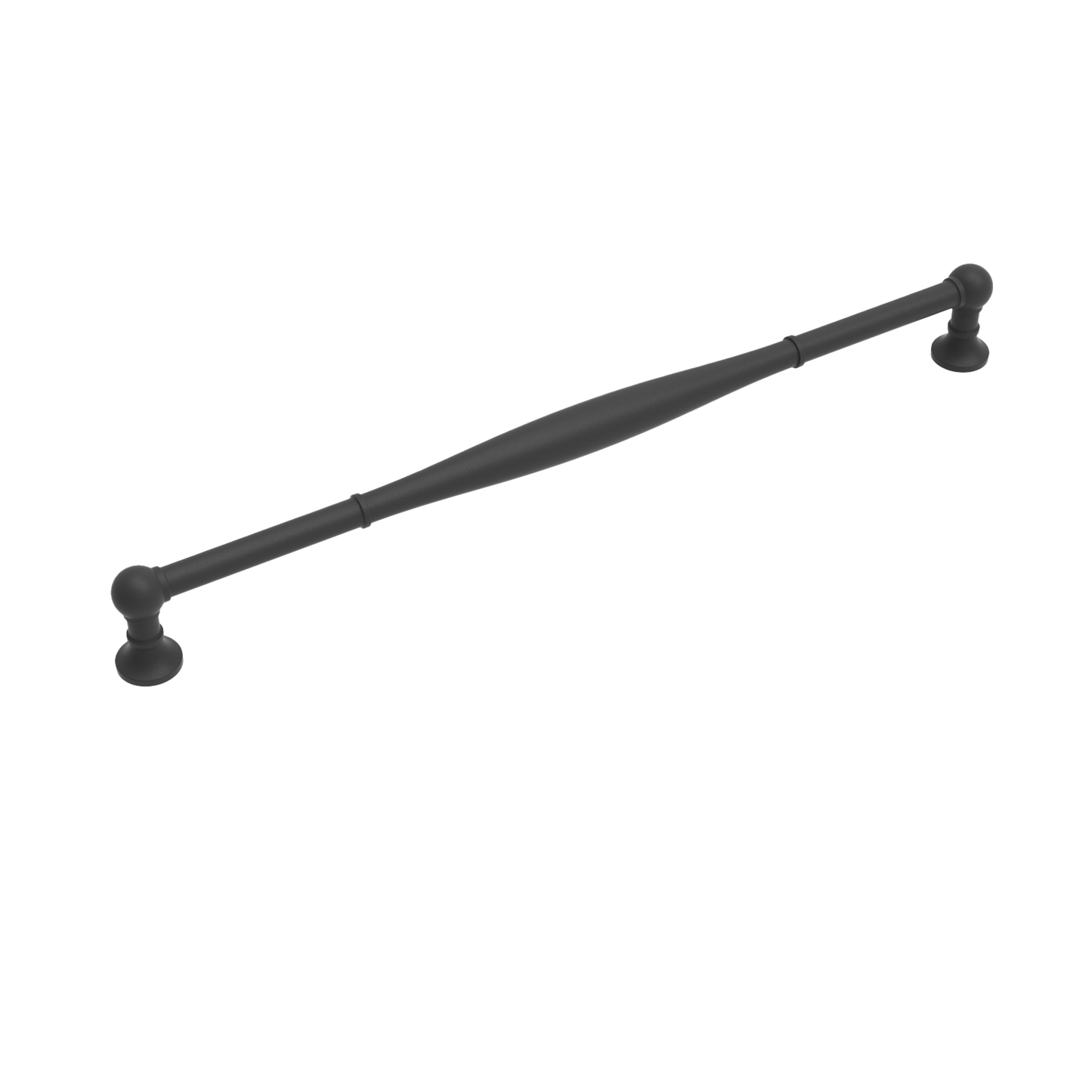 Fuller Collection Pull 12 Inch Center to Center Matte Black Finish