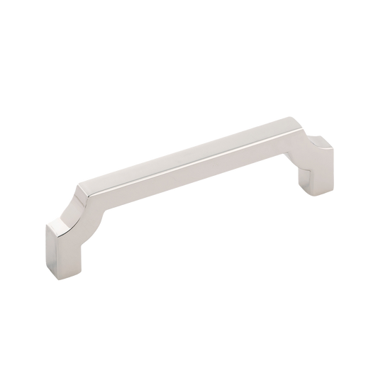 Monarch Collection Pull 3-3/4 Inch (96mm) Center to Center Polished Nickel Finish