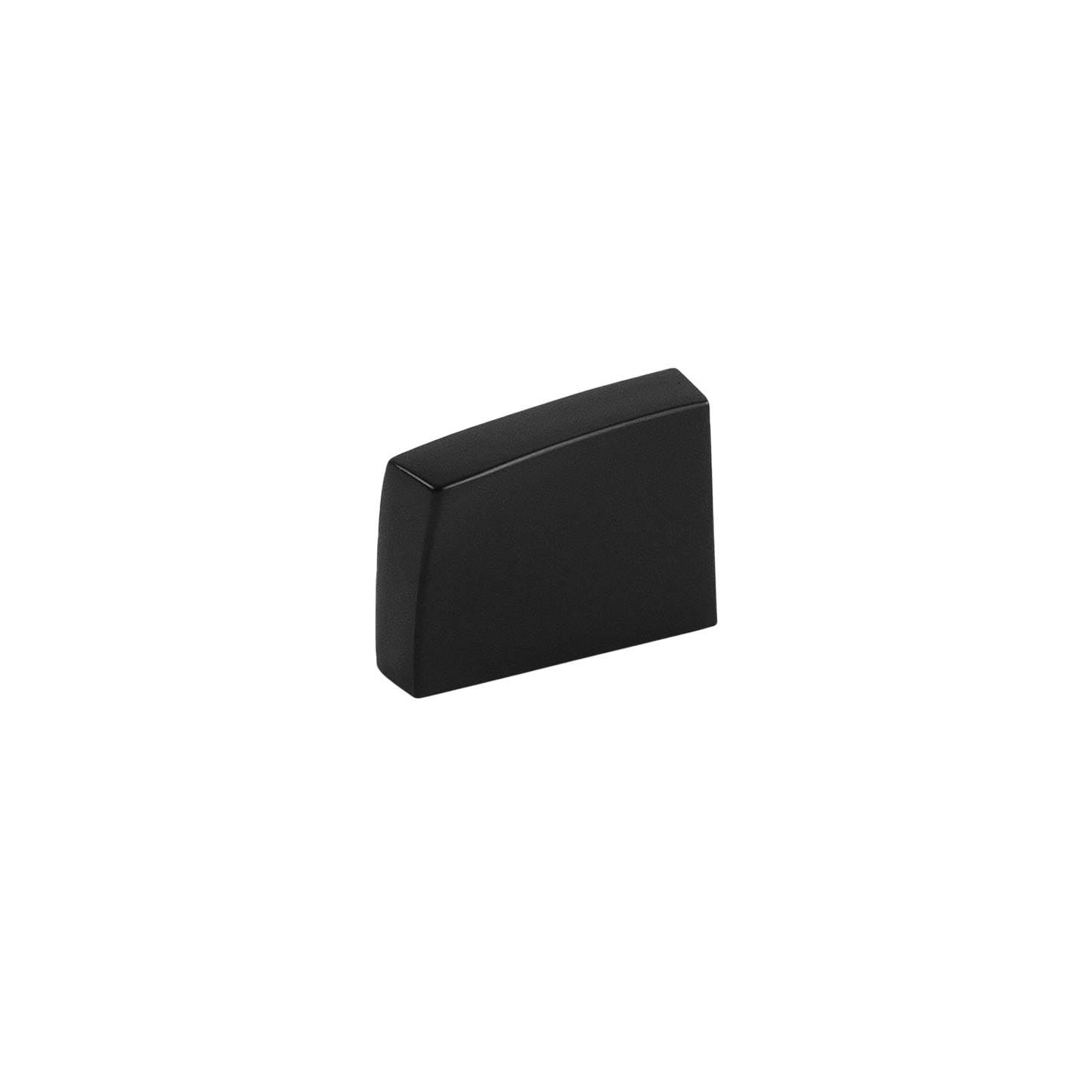 Flex Collection Knob 1-7/16 Inch x 9/16 Inch Matte Black Finish