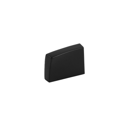 Flex Collection Knob 1-7/16 Inch x 9/16 Inch Matte Black Finish