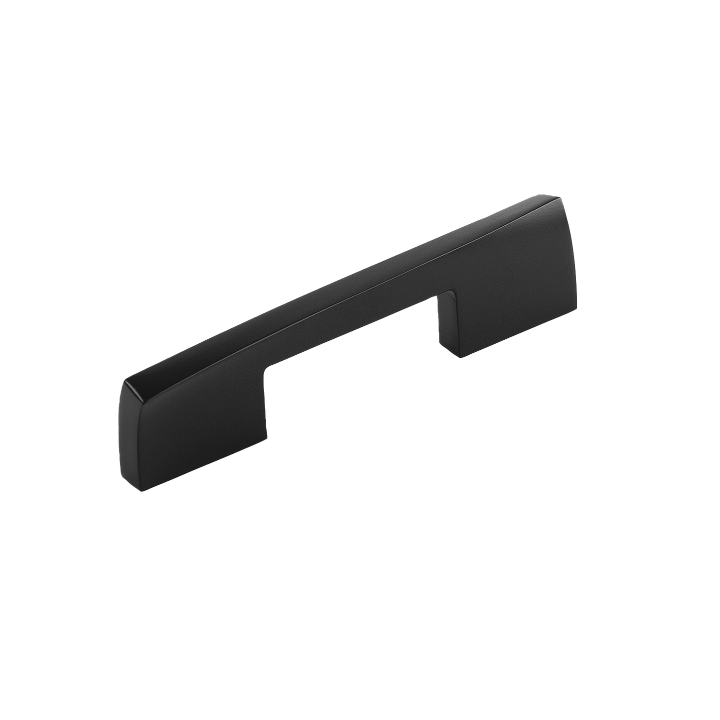 Flex Collection Pull 3 Inch & 3-3/4 Inch (96mm) Center to Center Matte Black Finish