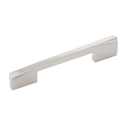 Flex Collection Pull 5-1/16 Inch (128mm) Center to Center Polished Nickel Finish