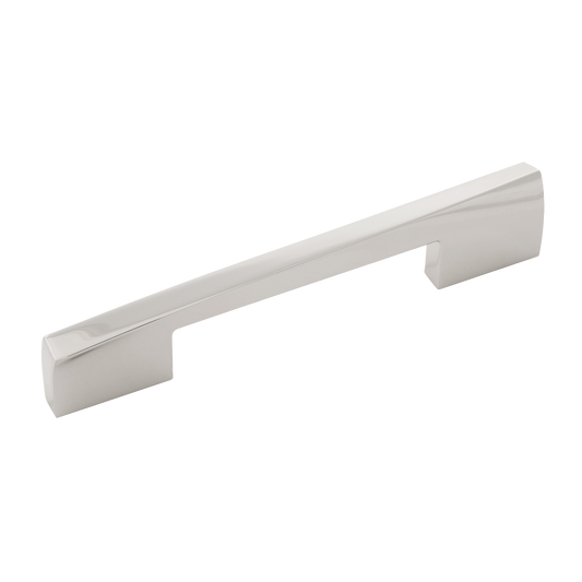 Flex Collection Pull 5-1/16 Inch (128mm) Center to Center Polished Nickel Finish