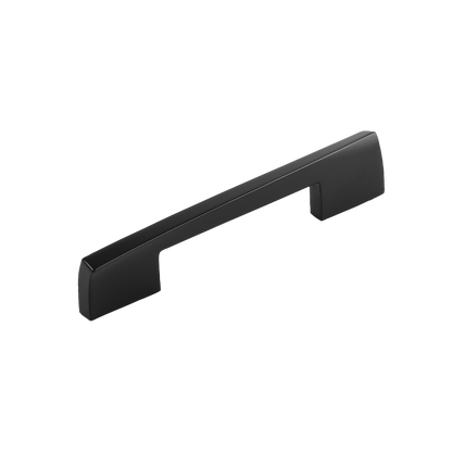 Flex Collection Pull 5-1/16 Inch (128mm) Center to Center Matte Black Finish