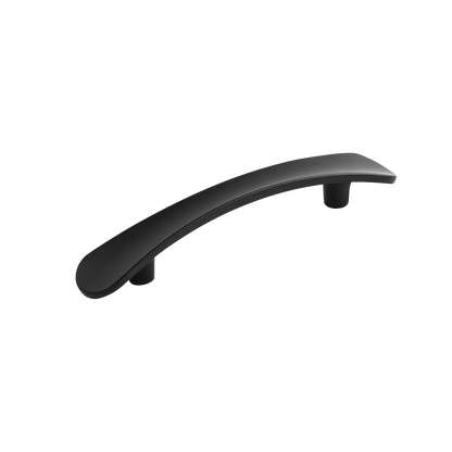 Vale Collection Pull 3-3/4 Inch (96mm) Center to Center Matte Black Finish