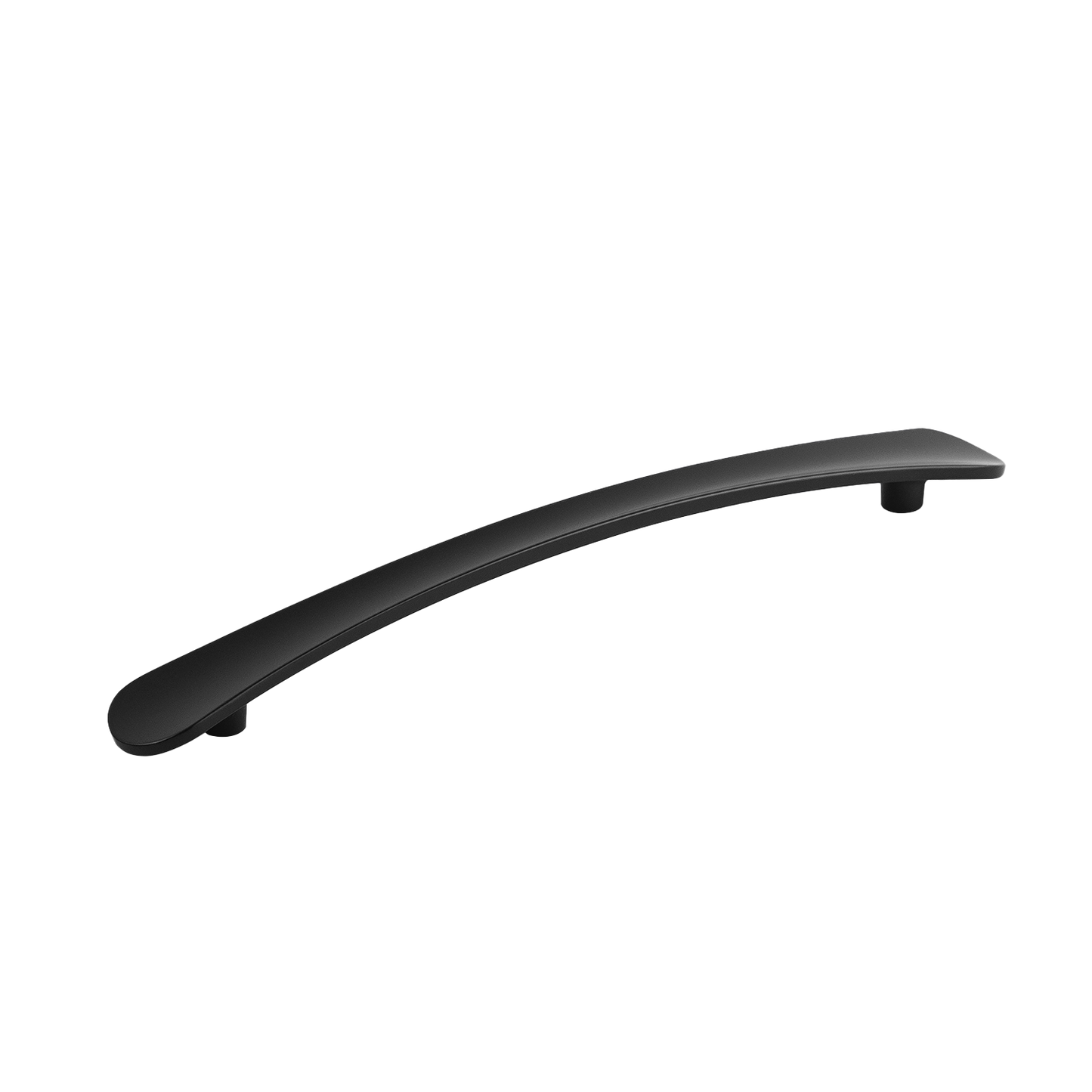 Vale Collection Pull 7-9/16 Inch (192mm) Center to Center Matte Black Finish