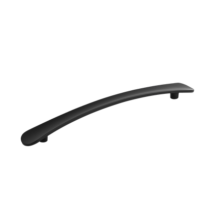 Vale Collection Pull 7-9/16 Inch (192mm) Center to Center Matte Black Finish