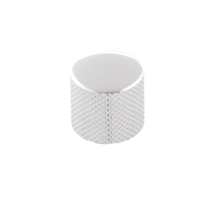 Verge Collection Knob 7/8 Inch Diameter Chrome Finish