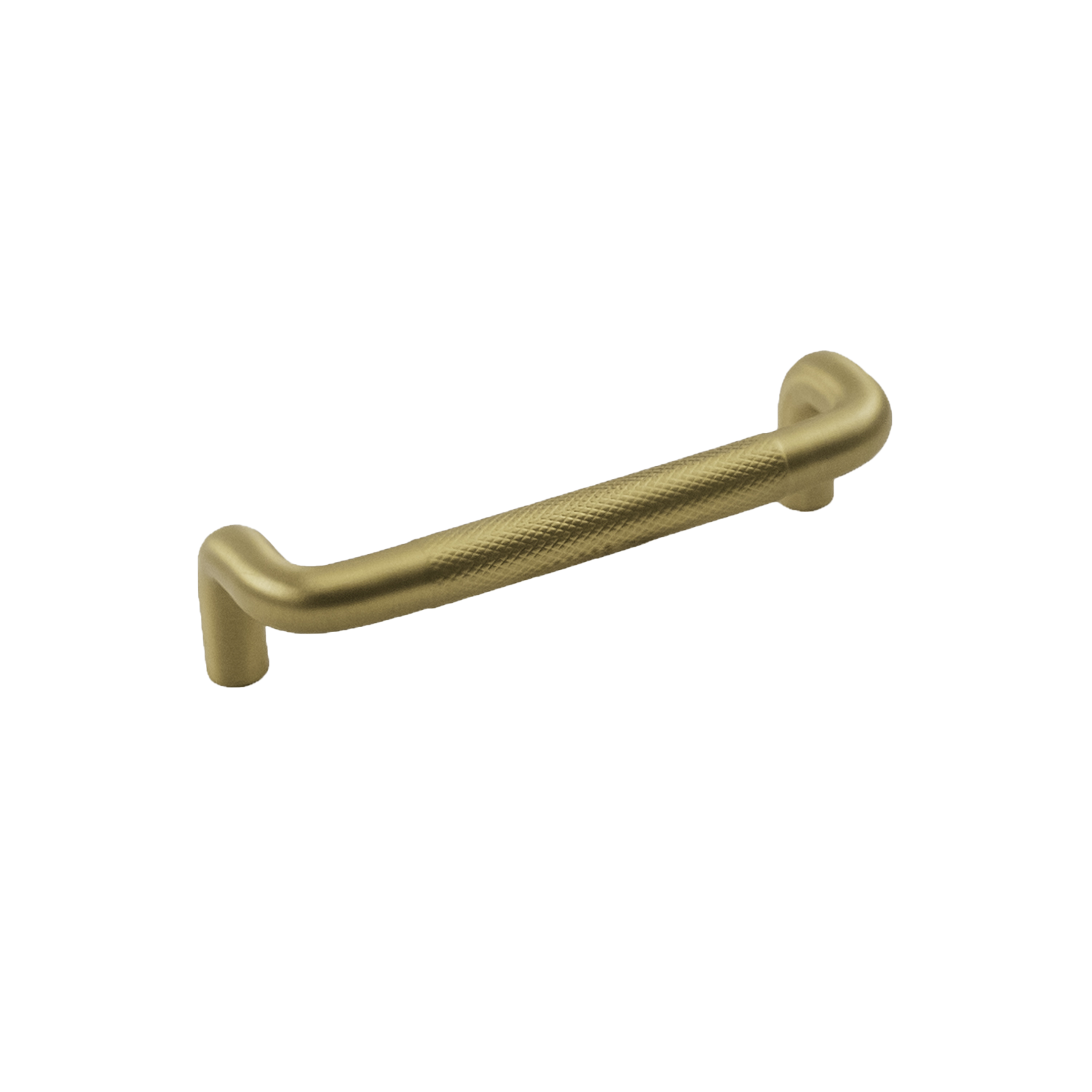 Verge Collection Pull 3-3/4 Inch (96mm) Center to Center Brushed Golden Brass Finish