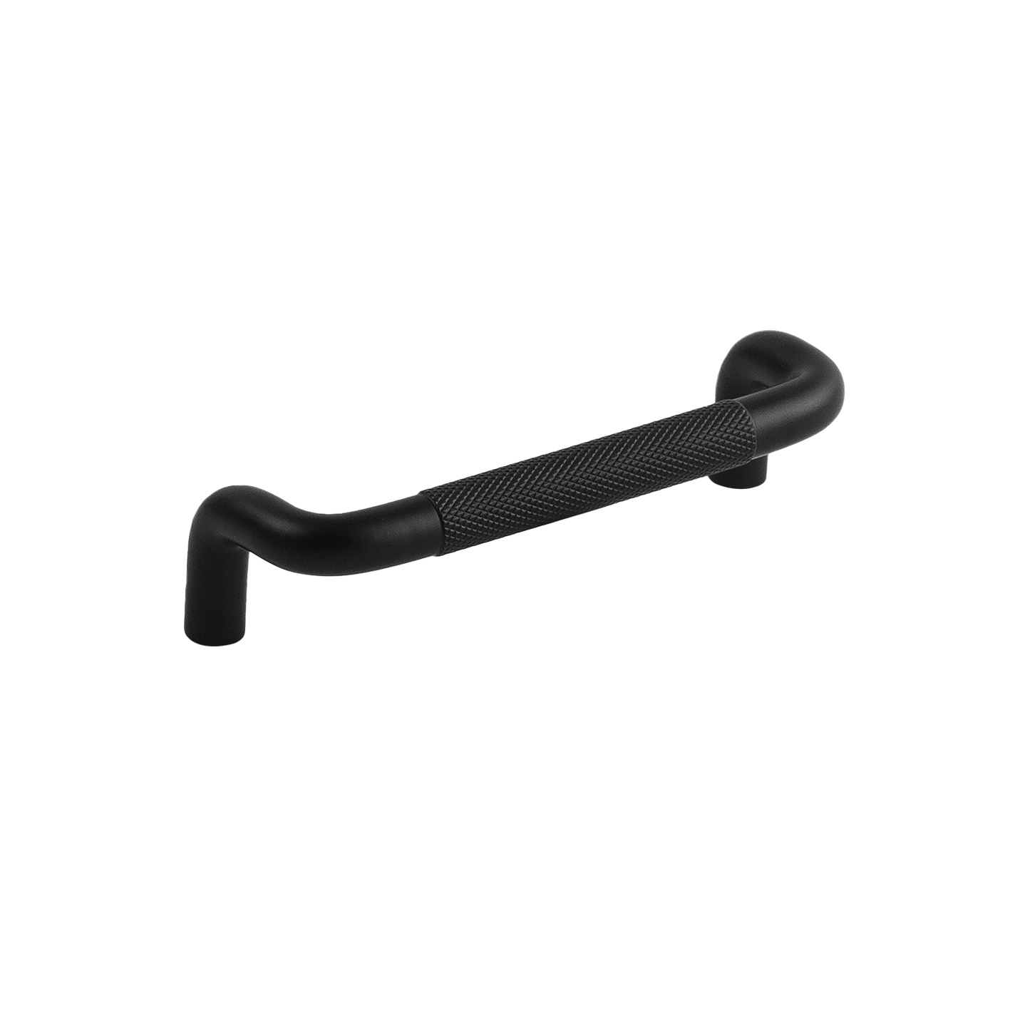 Verge Collection Pull 3-3/4 Inch (96mm) Center to Center Matte Black Finish