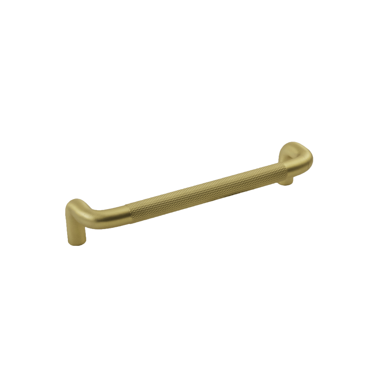Verge Collection Pull 5-1/16 Inch (128mm) Center to Center Brushed Golden Brass Finish
