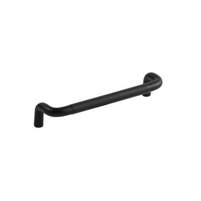 Verge Collection Pull 5-1/16 Inch (128mm) Center to Center Matte Black Finish