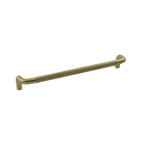 Verge Collection Pull 7-9/16 Inch (192mm) Center to Center Brushed Golden Brass Finish