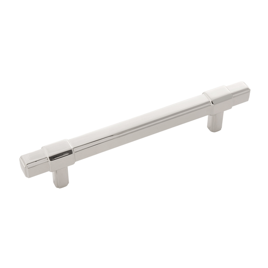 Monroe Collection Pull 5-1/16 Inch (128mm) Center to Center Polished Nickel Finish