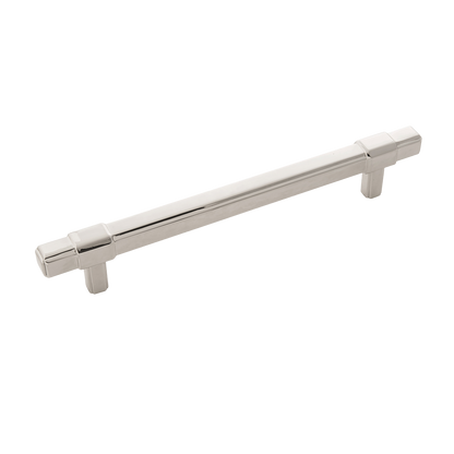 Monroe Collection Pull 6-5/16 Inch (160mm) Center to Center Polished Nickel Finish