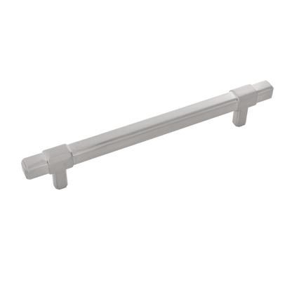 Monroe Collection Pull 6-5/16 Inch (160mm) Center to Center Satin Nickel Finish