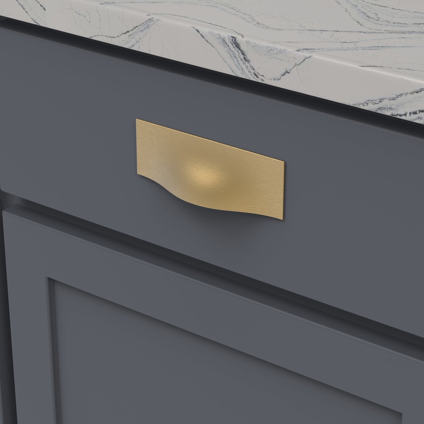 Cup Pull 3-3/4 Inch (96mm) Center to Center