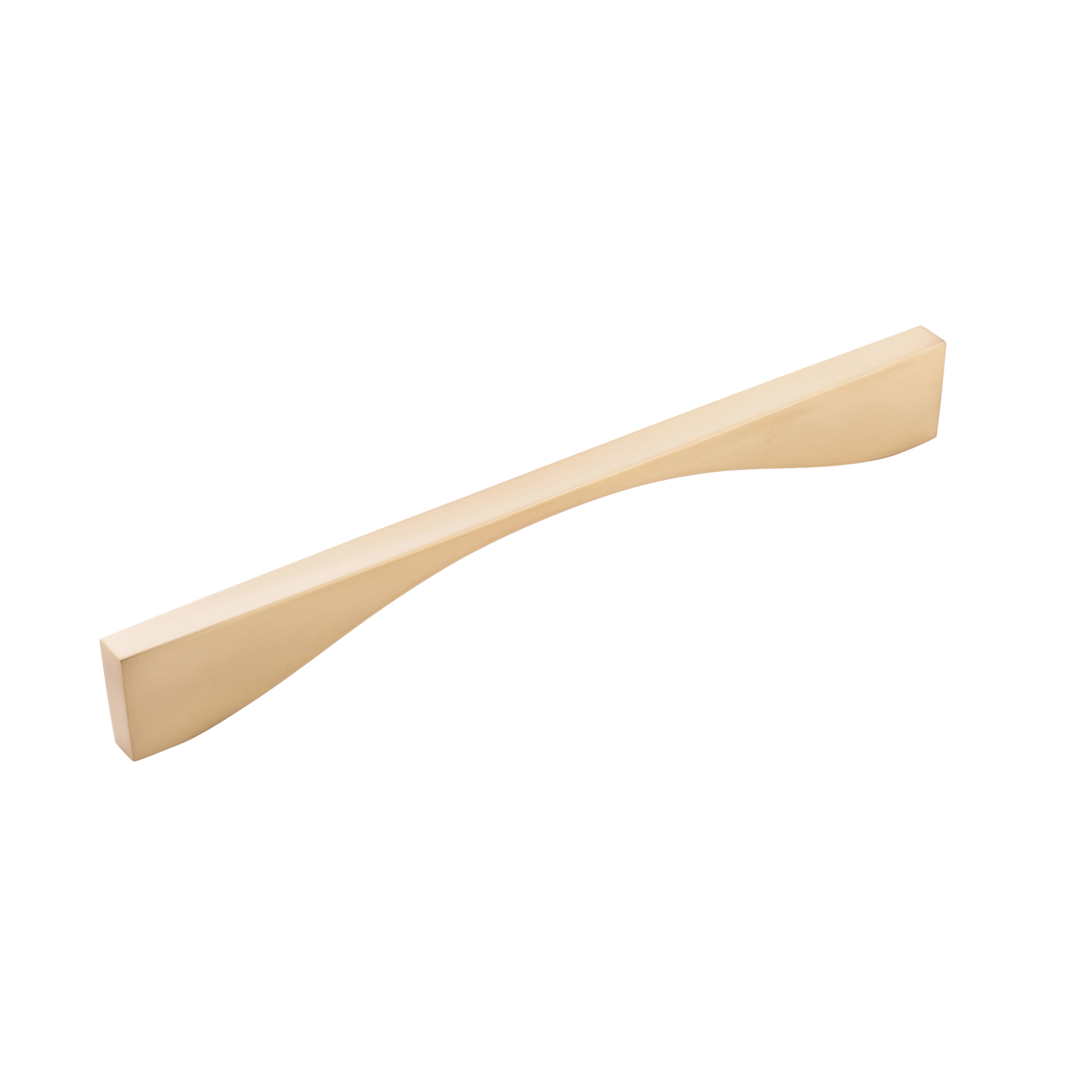 Channel Collection Appliance Pull 12 Inch Center to Center Brushed Golden Brass Finish