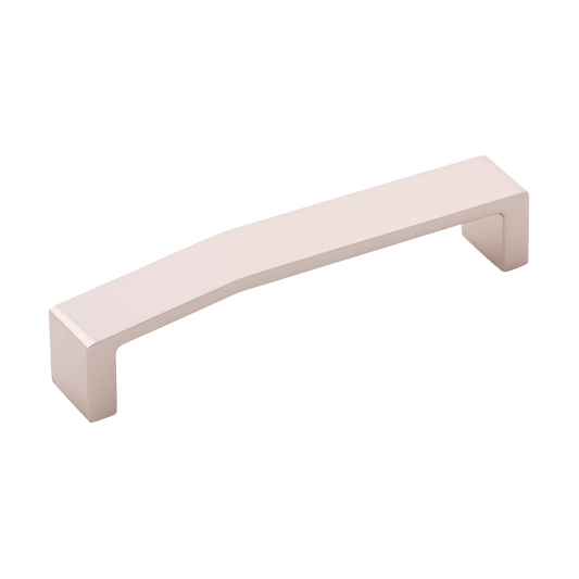 Veer Collection Pull 5-1/16 Inch (128mm) Center to Center Polished Nickel Finish