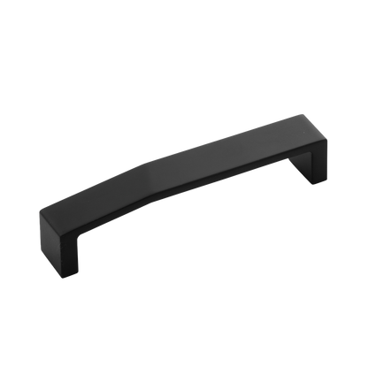 Veer Collection Pull 5-1/16 Inch (128mm) Center to Center Matte Black Finish
