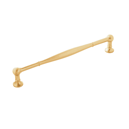 Fuller Collection Appliance Pull 12 Inch Center to Center Brushed Golden Brass Finish