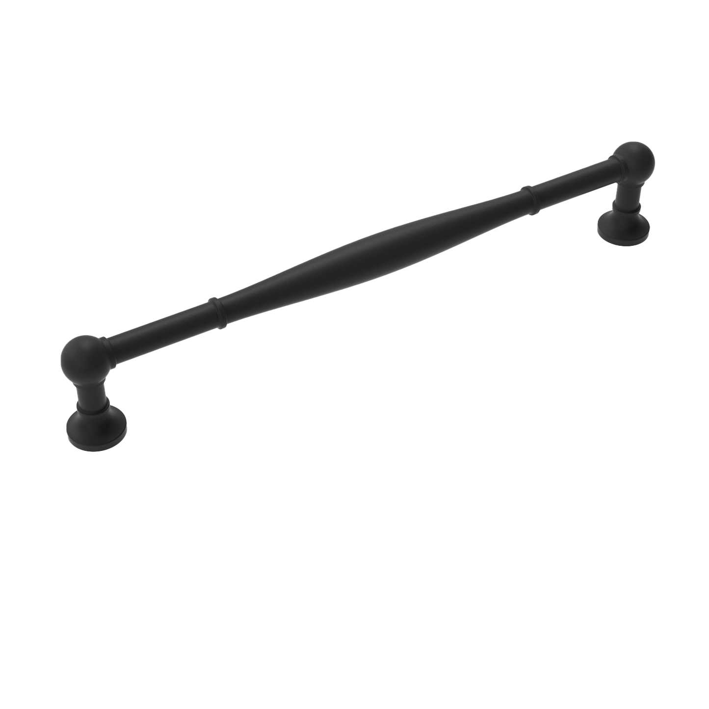 Fuller Collection Appliance Pull 12 Inch Center to Center Matte Black Finish