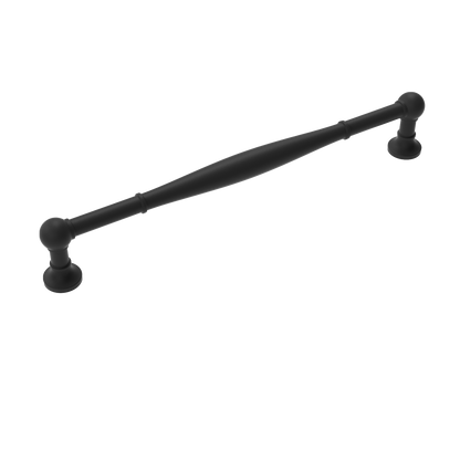 Fuller Collection Appliance Pull 12 Inch Center to Center Matte Black Finish