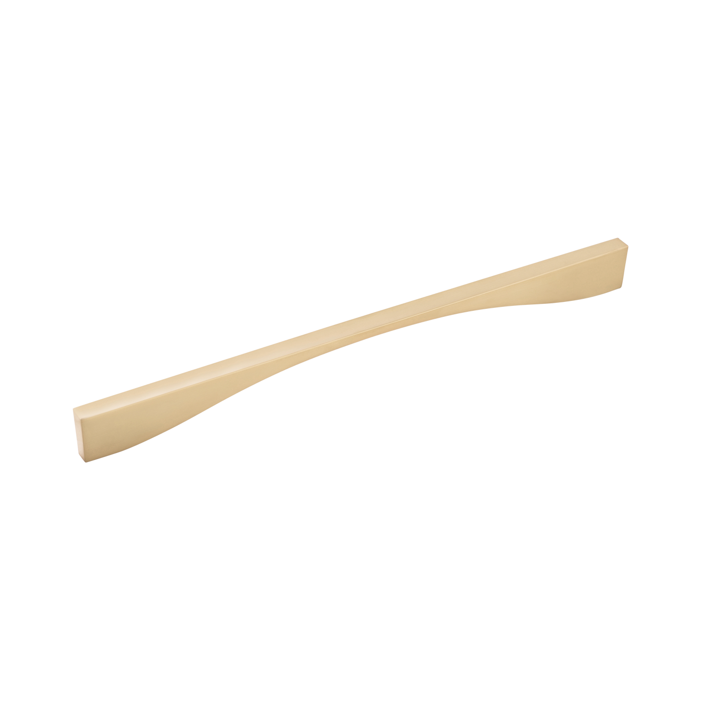 Channel Collection Appliance Pull 18 Inch Center to Center Brushed Golden Brass Finish