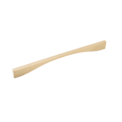 Channel Collection Appliance Pull 18 Inch Center to Center Brushed Golden Brass Finish