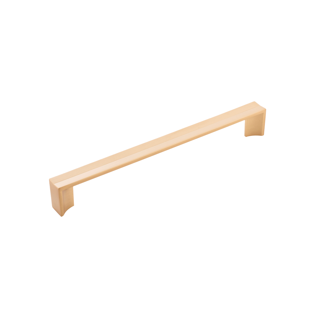 Avenue Collection Appliance Pull 12 Inch Center to Center Brushed Golden Brass Finish