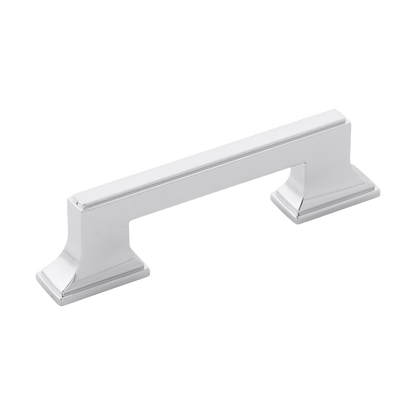 Brownstone Collection Pull 3 Inch & 3-3/4 Inch (96mm) Center to Center Chrome Finish
