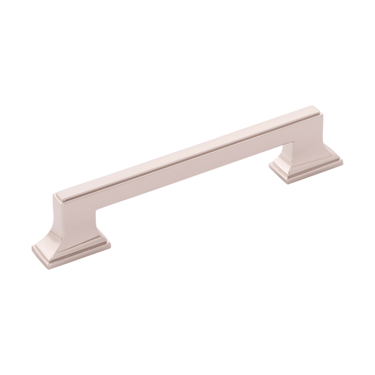 Brownstone Collection Pull 5-1/16 Inch (128mm) Center to Center Polished Nickel Finish