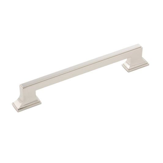 Brownstone Collection Pull 6-5/16 Inch (160mm) Center to Center Polished Nickel Finish