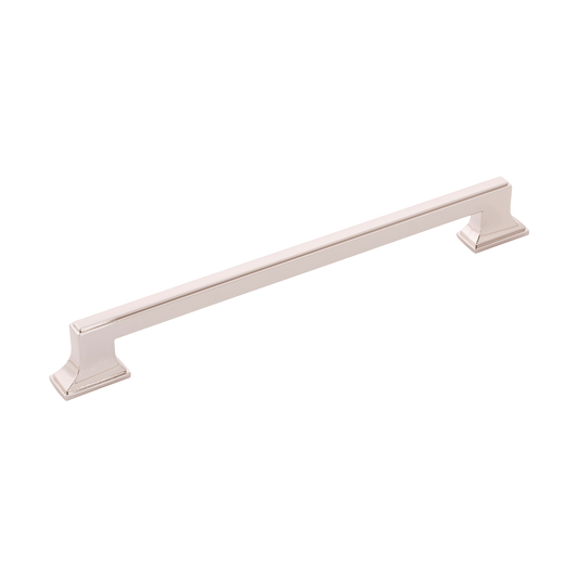 Brownstone Collection Pull 8-13/16 Inch (224mm) Center to Center Polished Nickel Finish