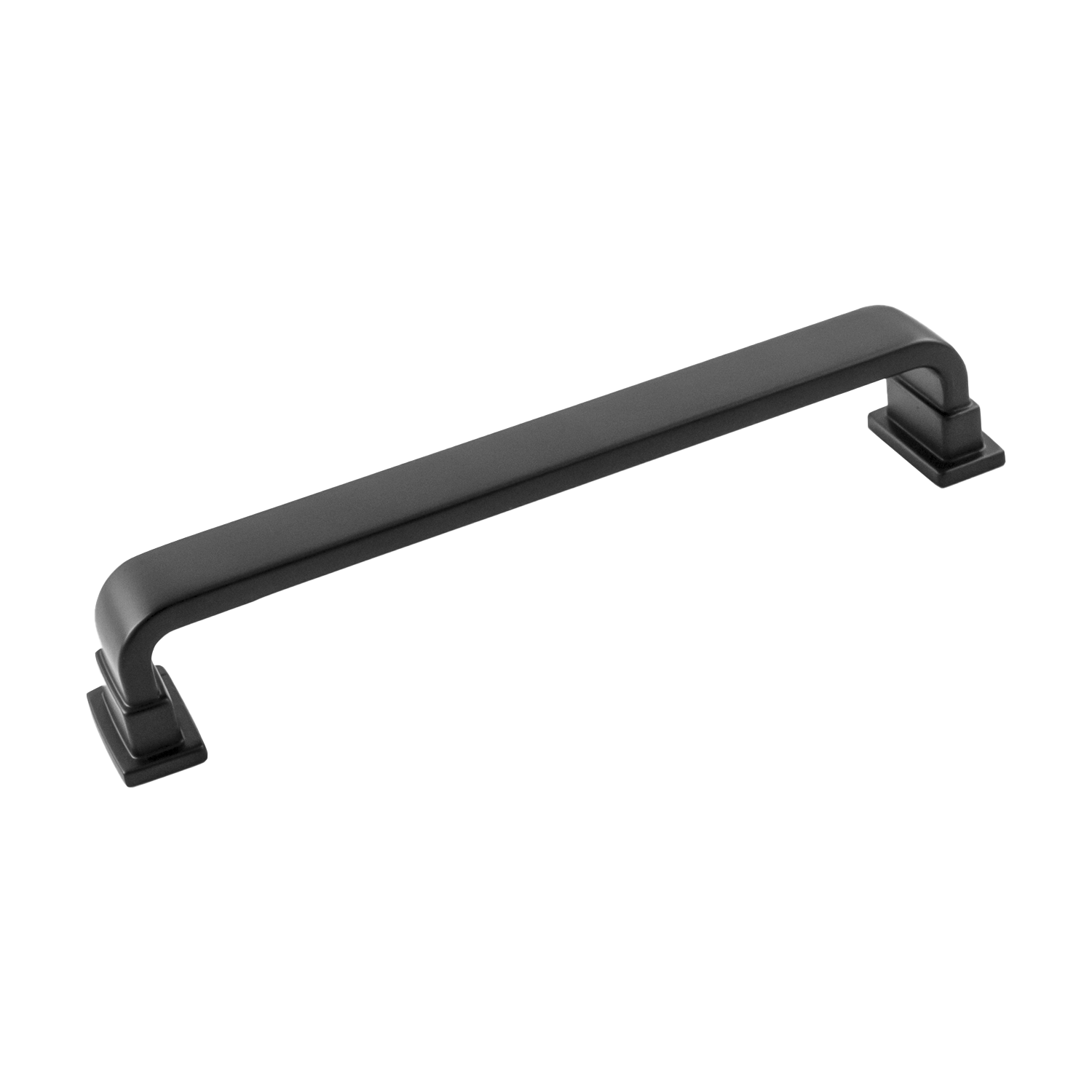Brighton Collection Pull 6-5/16 Inch (160mm) Center to Center Matte Black Finish