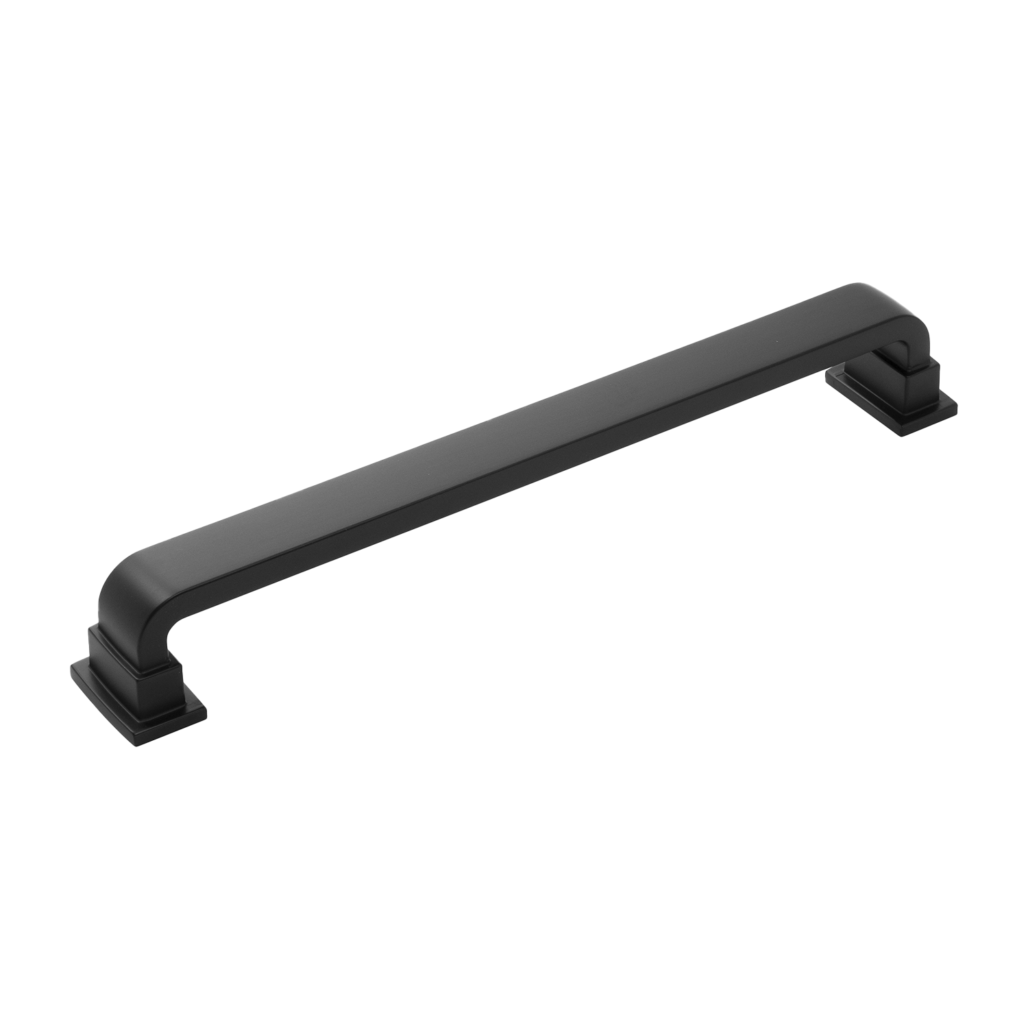 Brighton Collection Appliance Pull 12 Inch Center to Center Matte Black Finish