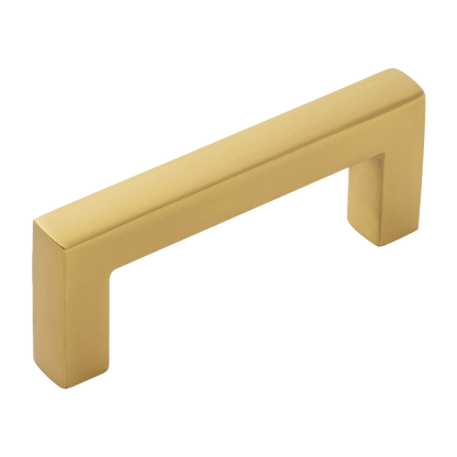 Coventry Collection Pull 3 Inch Center to Center Brushed Golden Brass Finish