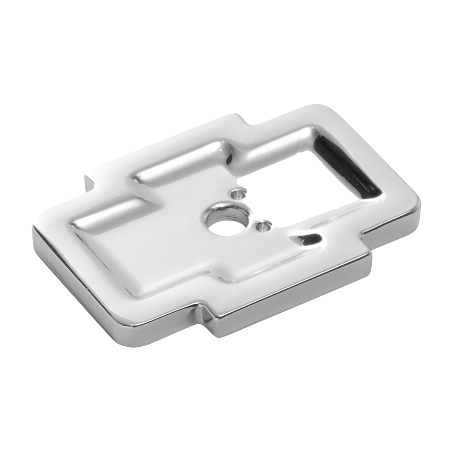 Coventry Collection Knob Backplate 1-3/4 Inch x 1-1/4 Inch Chrome Finish