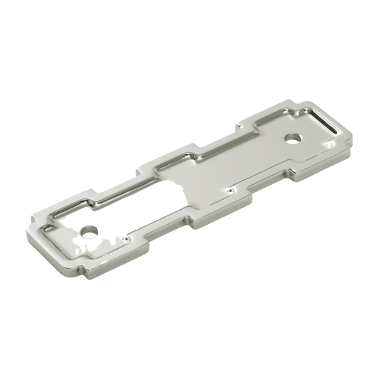 Coventry Collection Pull Backplate 3 Inch Center to Center Polished Nickel Finish