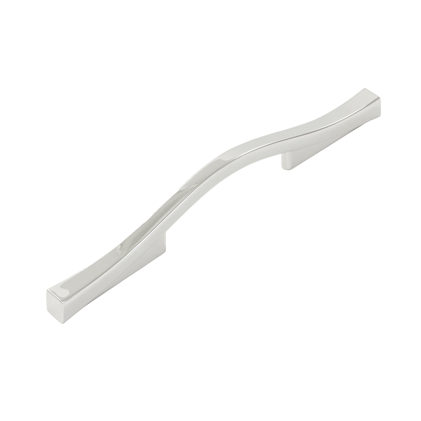 Emerge Collection Pull 3 Inch & 3-3/4 Inch (96mm) Center to Center Polished Nickel Finish