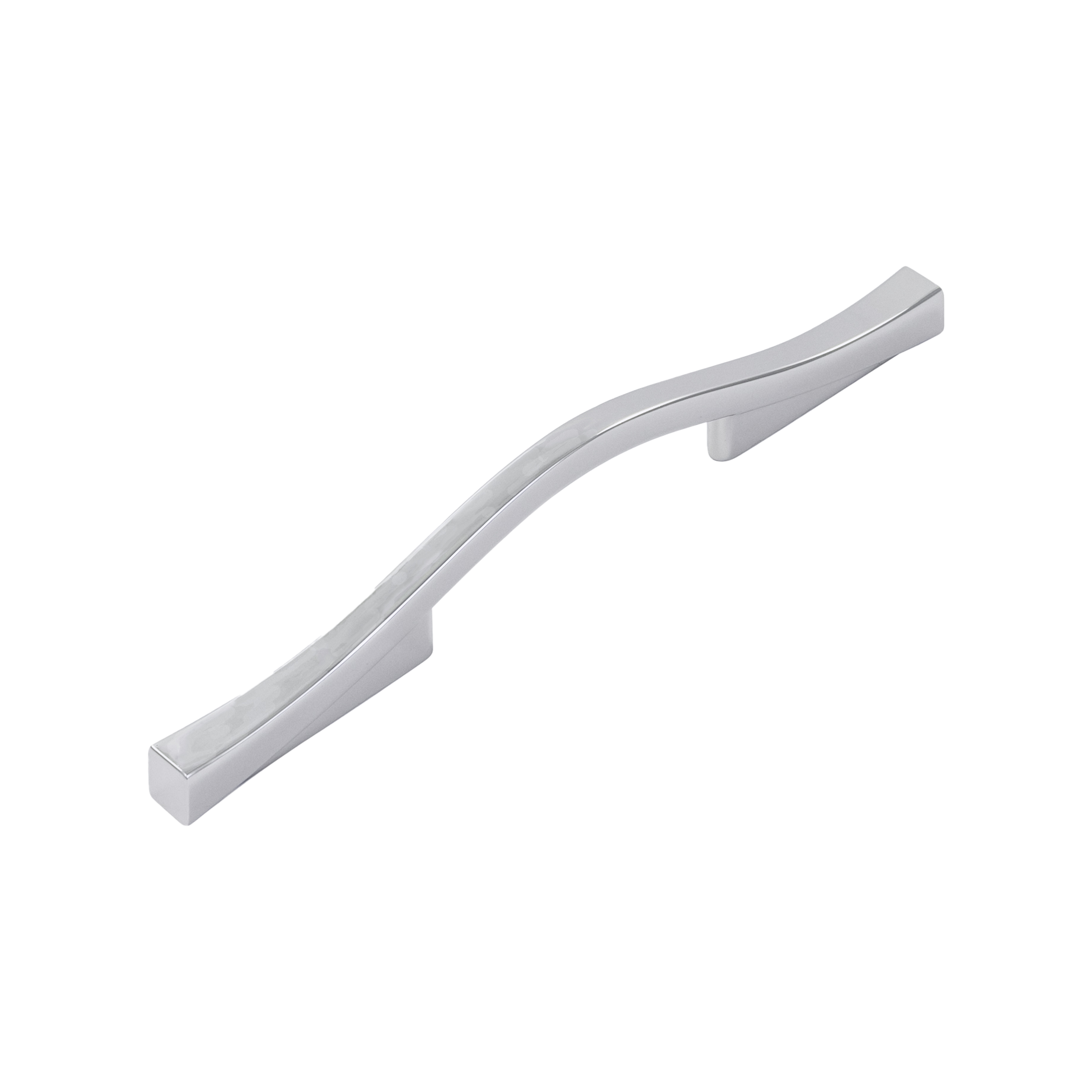 Emerge Collection Pull 3 Inch & 3-3/4 Inch (96mm) Center to Center Chrome Finish