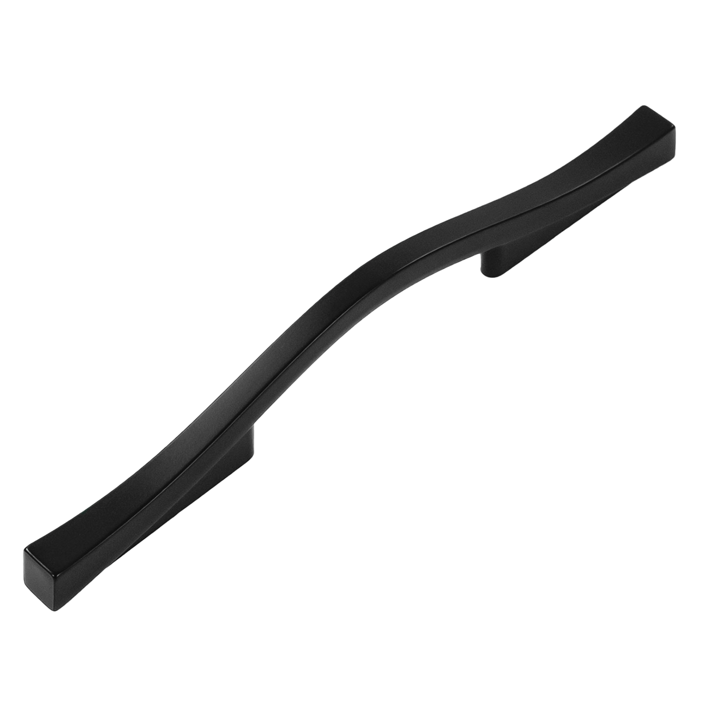 Emerge Collection Pull 3 Inch & 3-3/4 Inch (96mm) Center to Center Matte Black Finish