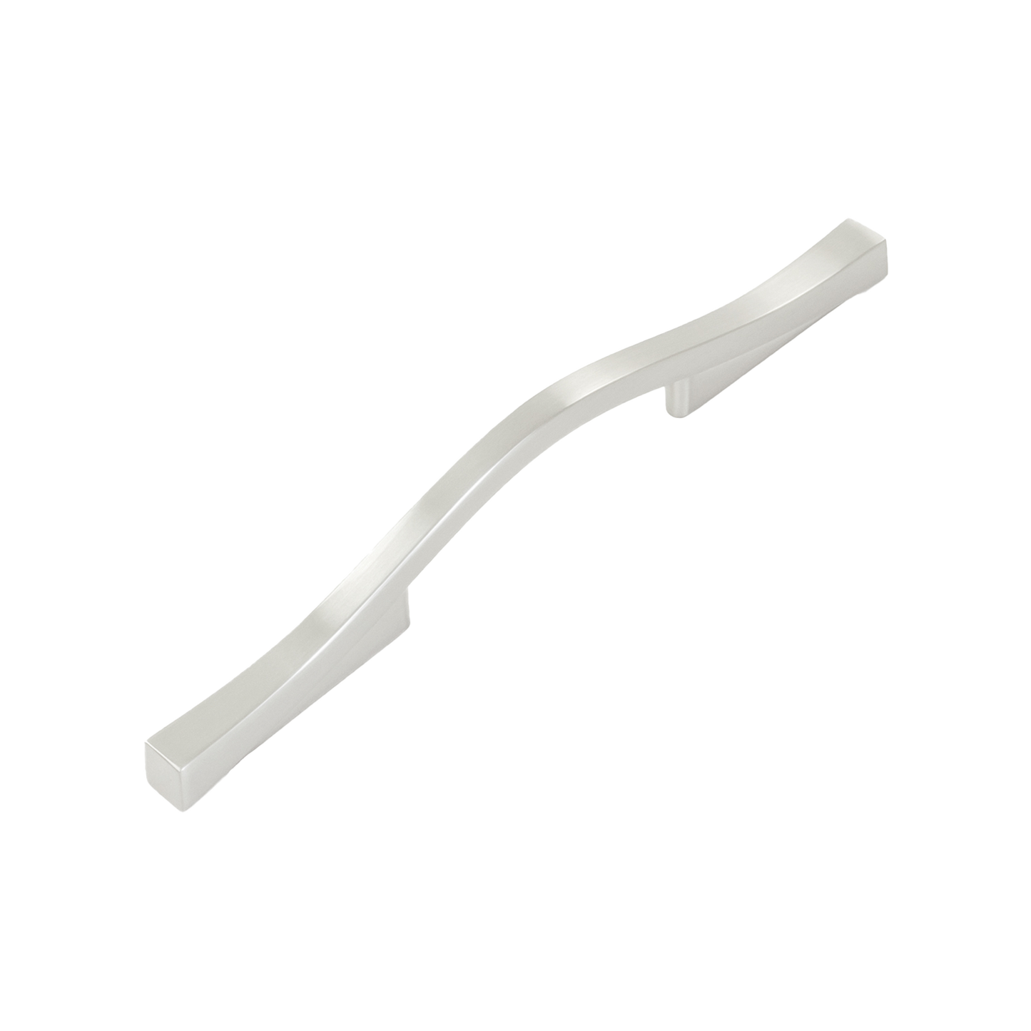 Emerge Collection Pull 3 Inch & 3-3/4 Inch (96mm) Center to Center Satin Nickel Finish