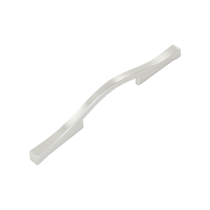 Emerge Collection Pull 3 Inch & 3-3/4 Inch (96mm) Center to Center Satin Nickel Finish