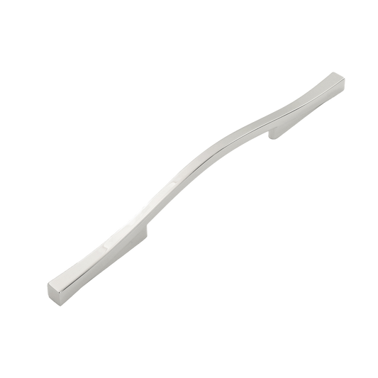 Emerge Collection Pull 5-1/16 Inch (128mm) & 6-5/16 Inch (160mm) Center to Center Polished Nickel Finish