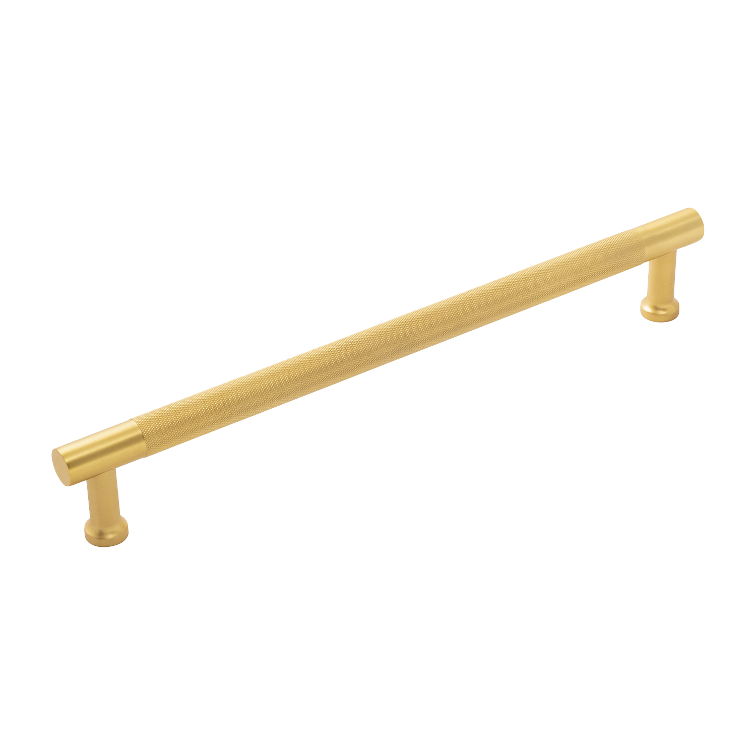 Verge Collection Appliance Pull 12 Inch Center to Center Brushed Golden Brass Finish