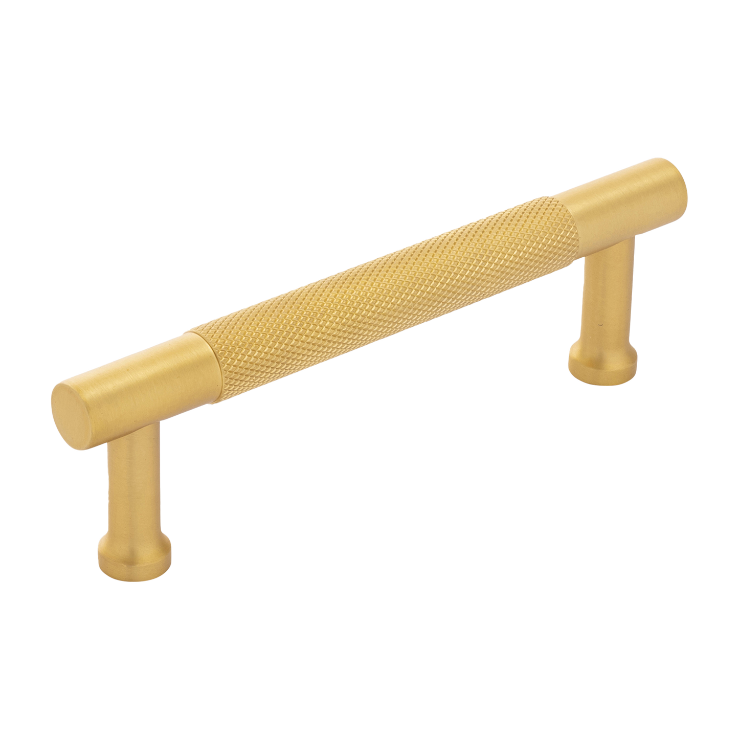 Verge Collection Pull 3-3/4 Inch (96mm) Center to Center Brushed Golden Brass Finish