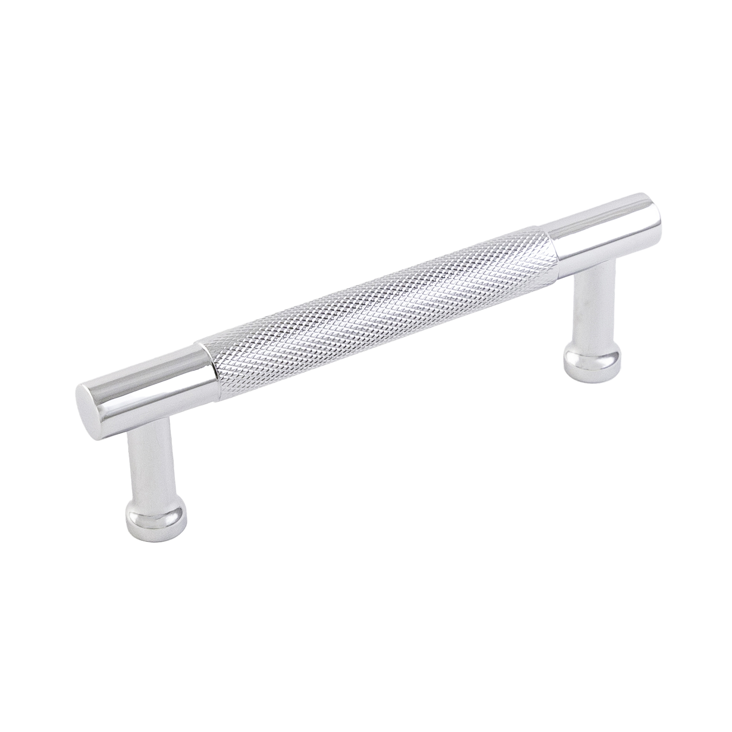 Verge Collection Pull 3-3/4 Inch (96mm) Center to Center Chrome Finish
