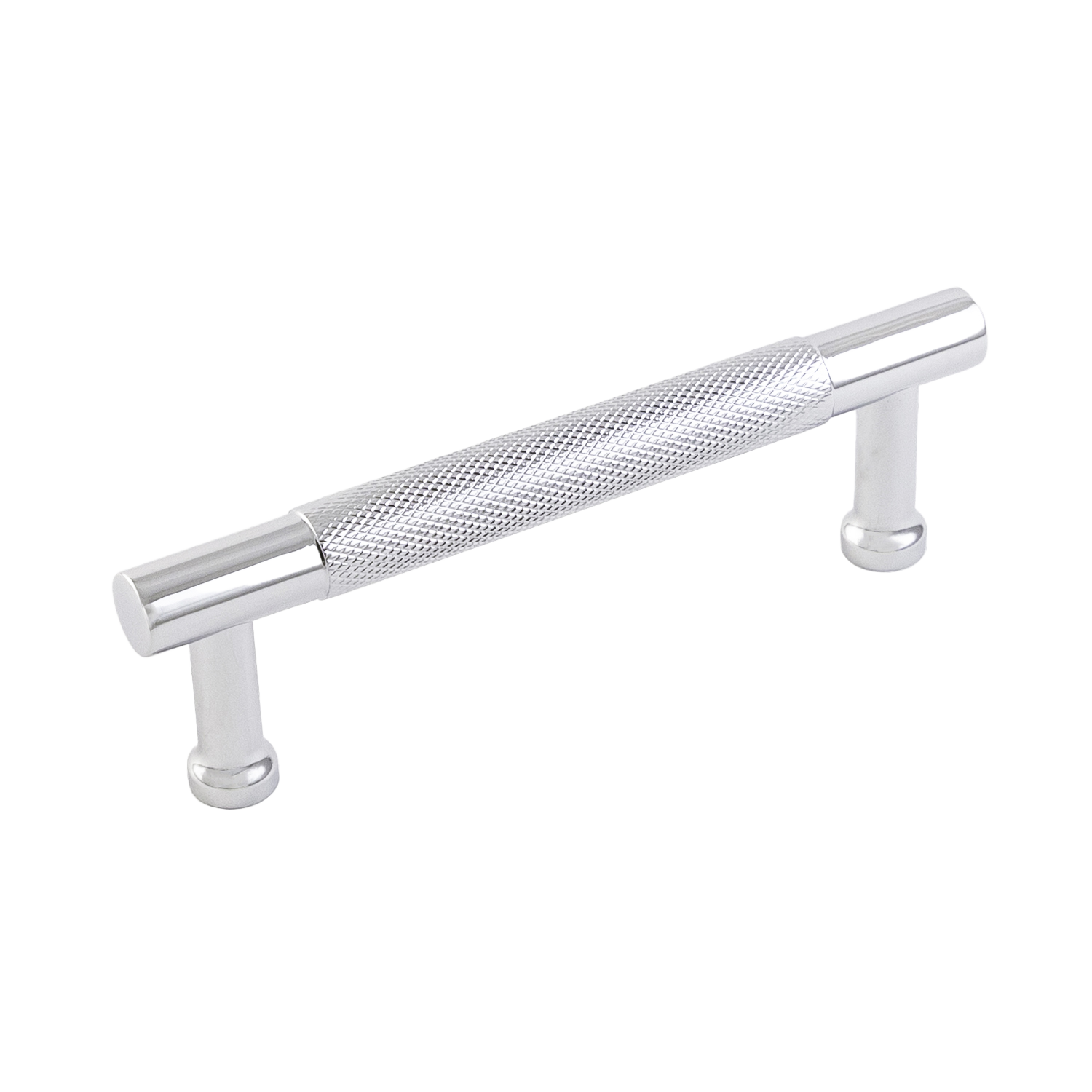 Verge Collection Pull 3-3/4 Inch (96mm) Center to Center Chrome Finish