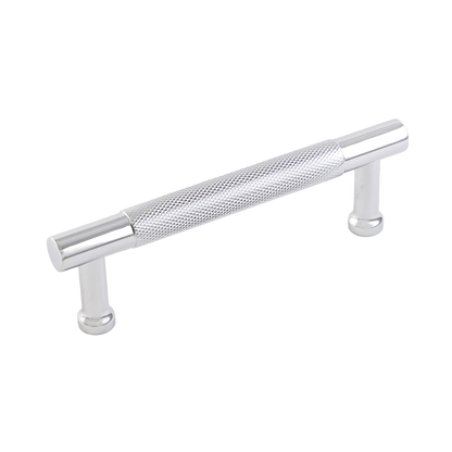 Verge Collection Pull 3-3/4 Inch (96mm) Center to Center Chrome Finish